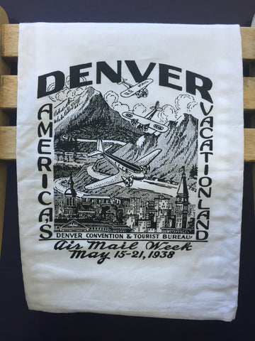 Denver Airmail Week Tea Towel