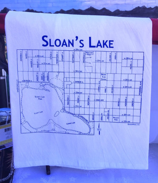 Sloan's Lake Tea Towel