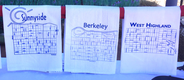 Tea Towels of Berkeley, Sunnyside and The Highlands