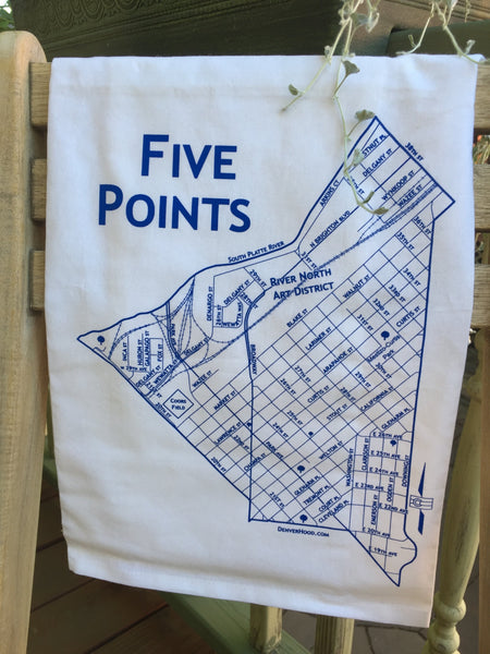Five Points Tea Towel