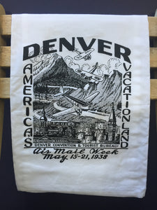 Denver Airmail Week Tea Towel
