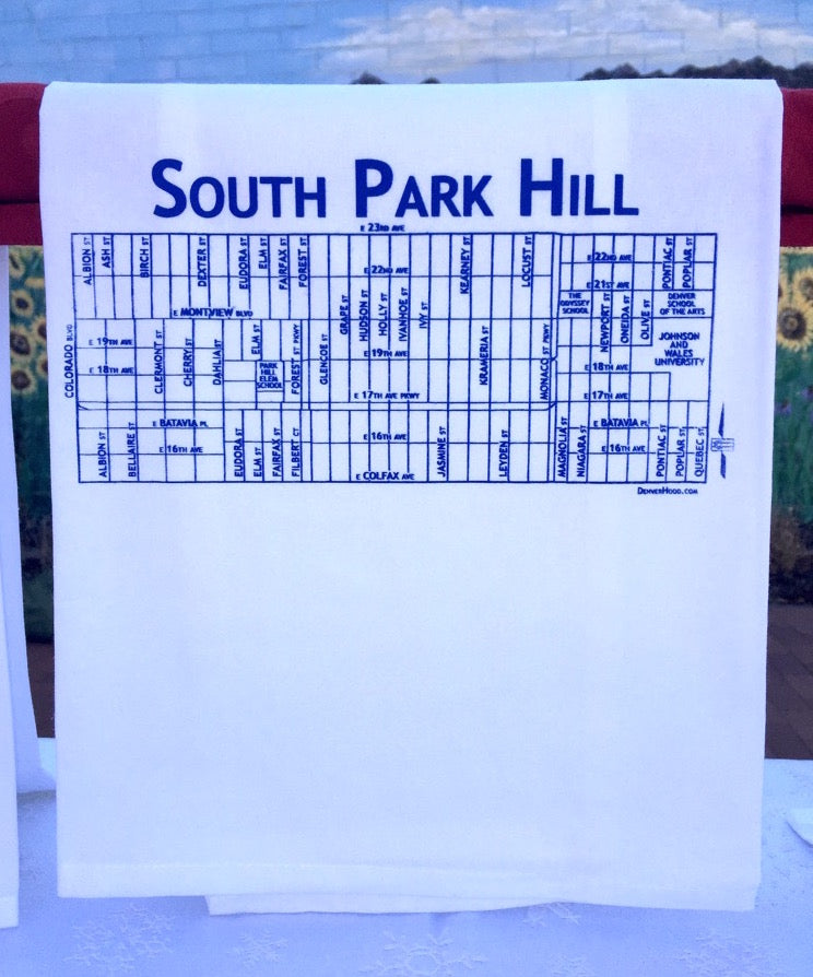 South Park Hill Tea Towel