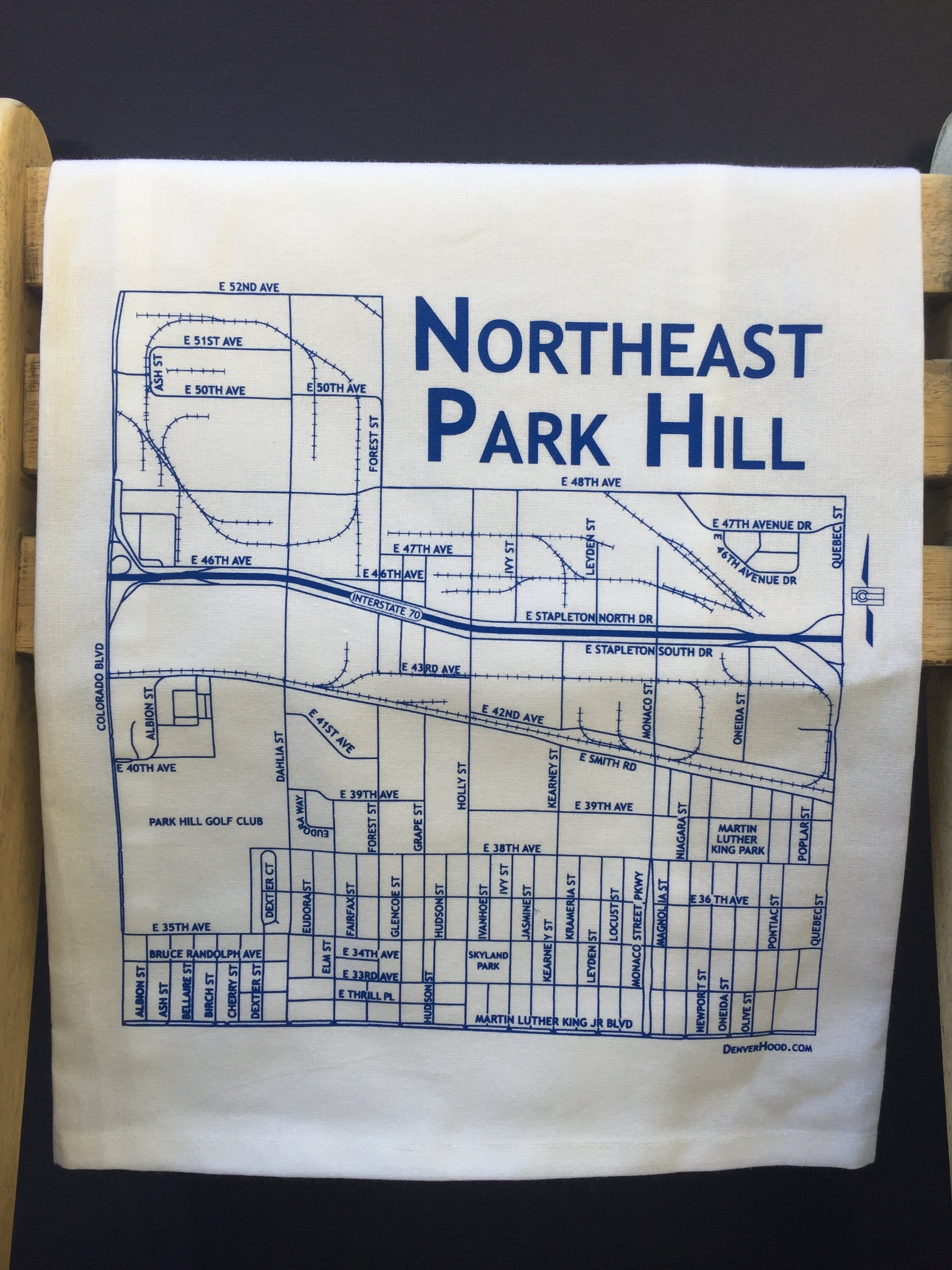 Northeast Park Hill Tea Towel