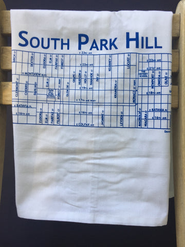South Park Hill Tea Towel