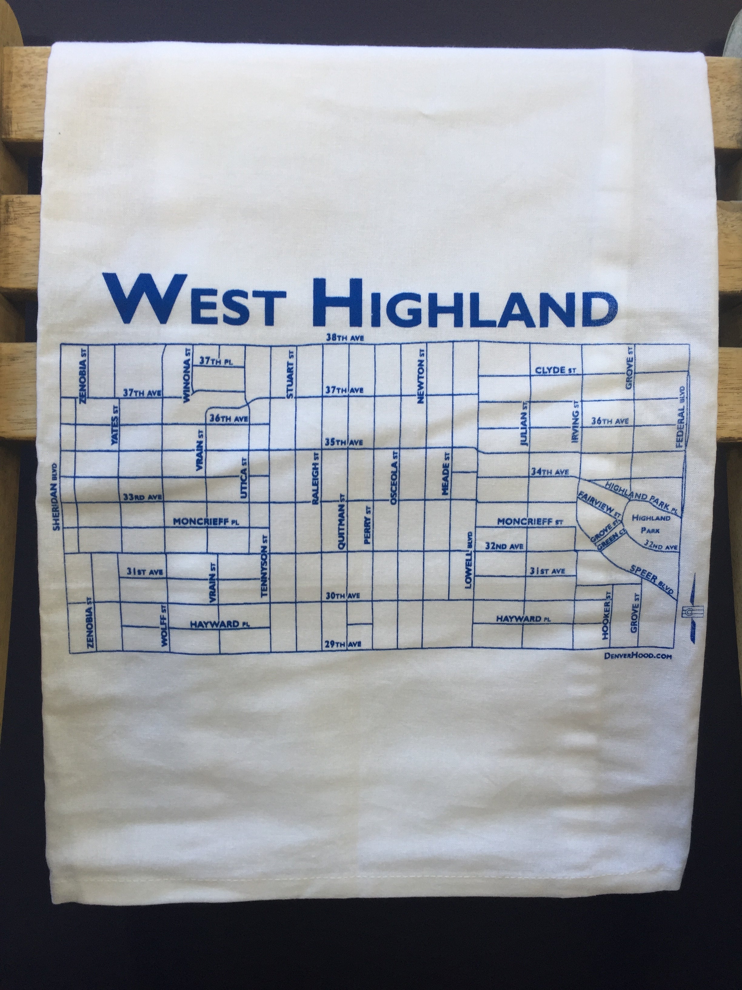 West Highland Tea Towel